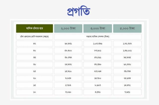 সর্বজনীন পেনশন স্কিম প্রগতি