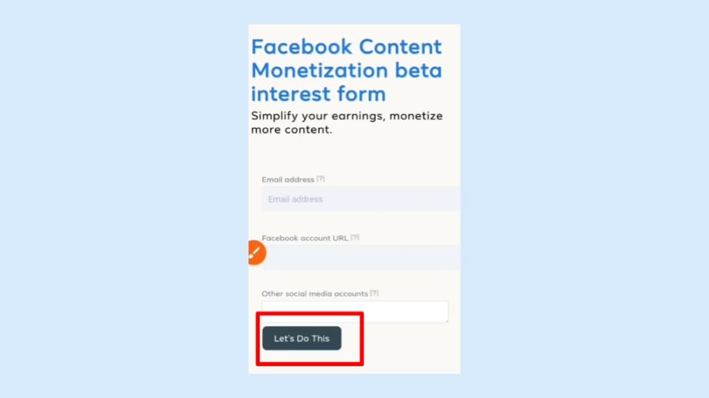 ফেসবুক কন্টেন্ট মনিটাইজেশন