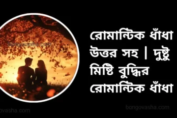 রোমান্টিক ধাঁধা উত্তর সহ