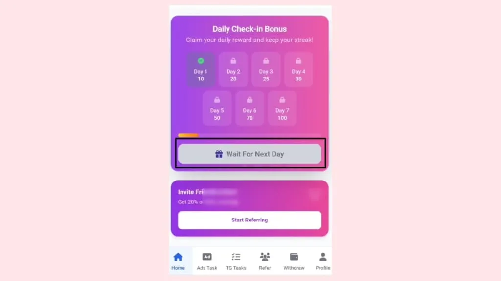 বট থেকে ফ্রি টাকা ইনকাম